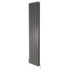 Apollo Magenta Flat Vertical Aluminium Radiator 1800mm x 315mm - Anthracite Grey