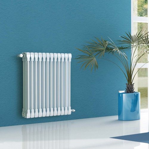 Apollo Monza Horizontal 2 Column Aluminium Radiator 420mm x 600mm - RAL Colours