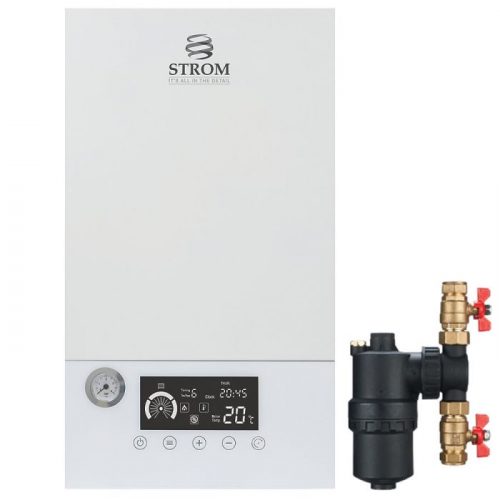 Strom Single Phase 7kW Electric Combi Boiler with Filter