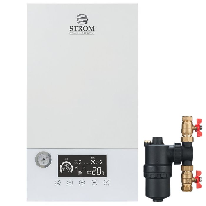 Strom Single Phase 7kW Electric Combi Boiler with Filter